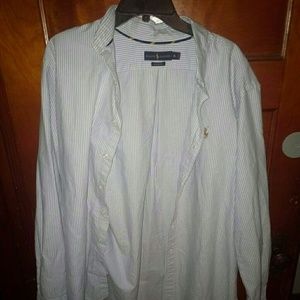 Ralph Lauren XL Classic Fit Dress Shirt Button Dow